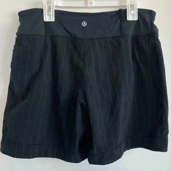 Lululemon Wet Dry Warm Striped Shorts 6 - Picture 3 of 5